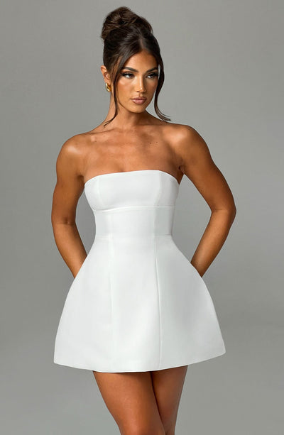 Mia Mini Dress - Ivory