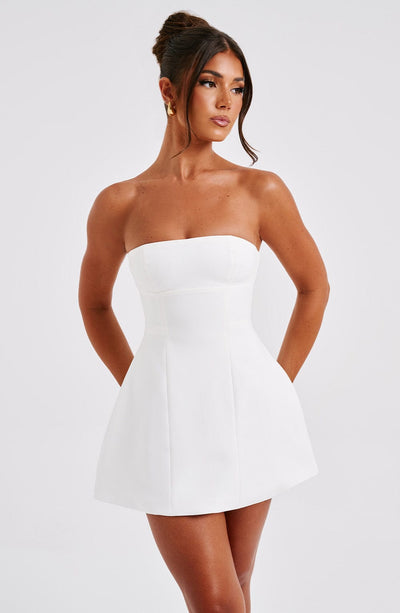 Mia Mini Dress - Ivory