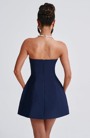 Mia Mini Dress - Navy