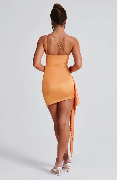 Monica Mini Dress - Tangerine