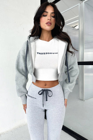 Cropped Set -  Grey