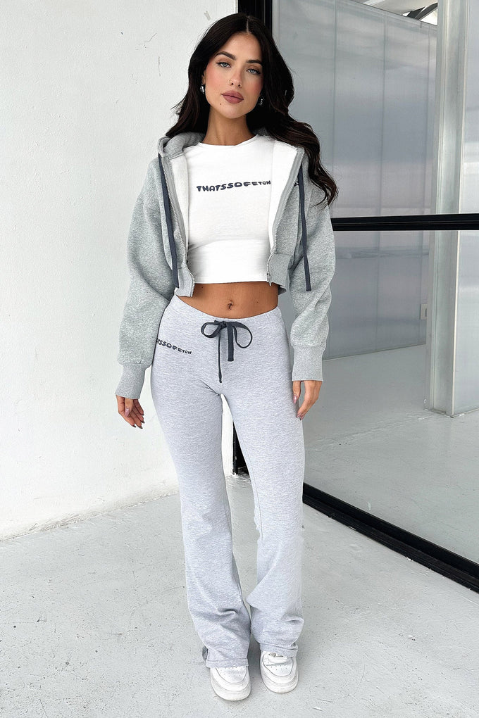 Cropped Set -  Grey