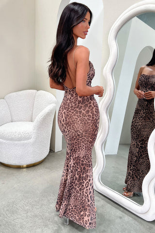 Jessica Maxi Dress - Leopard