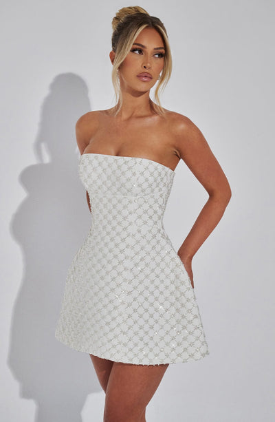 Micah Mini Dress - Ivory