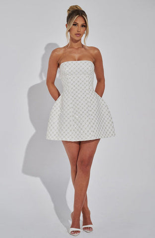 Micah Mini Dress - Ivory