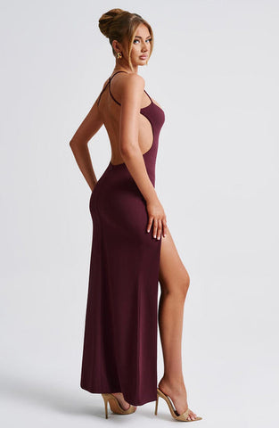 Mason Maxi Dress - Cherry Lacquer