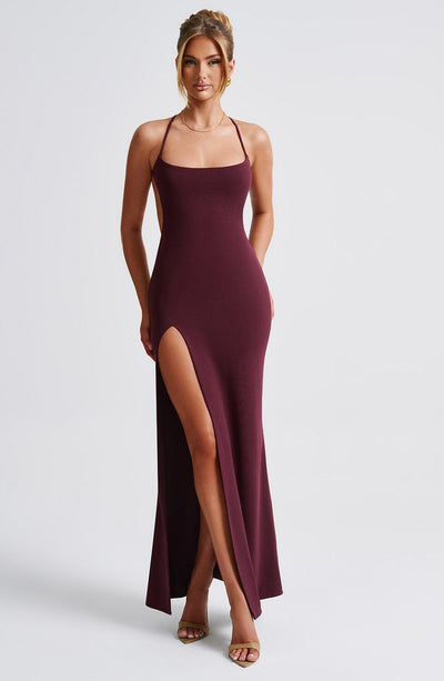 Mason Maxi Dress - Cherry Lacquer