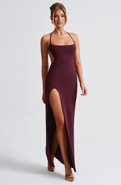 Mason Maxi Dress - Cherry Lacquer