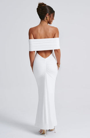 Jessie Maxi Dress - White