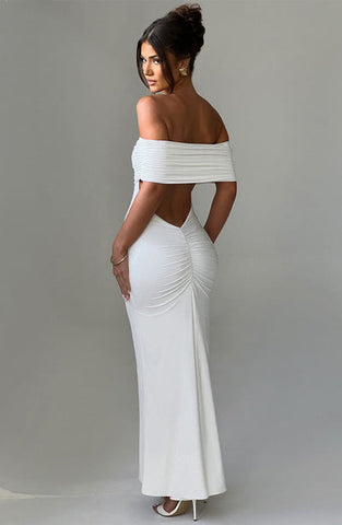 Jessie Maxi Dress - White