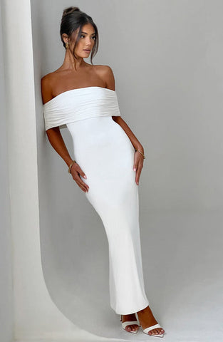 Jessie Maxi Dress - White