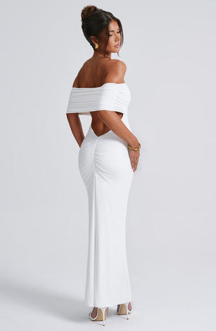 Jessie Maxi Dress - White