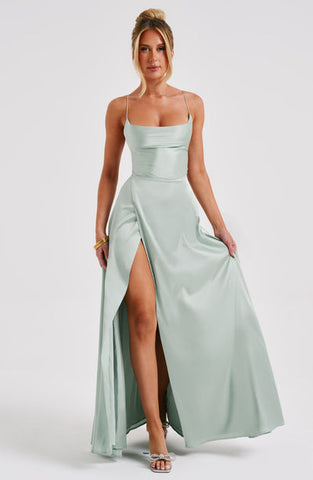 Hannah Maxi Dress - Sage