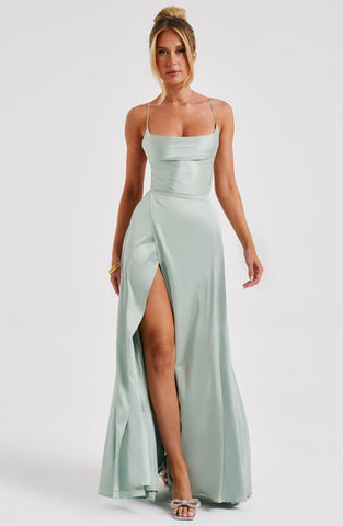 Hannah Maxi Dress - Sage