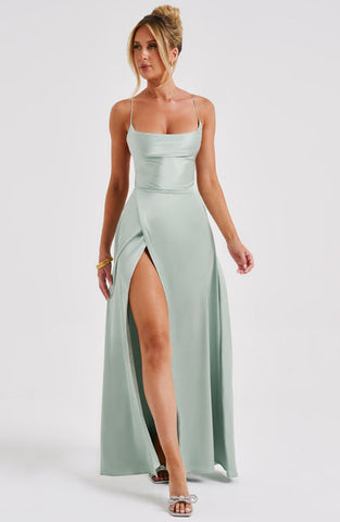 Hannah Maxi Dress - Sage