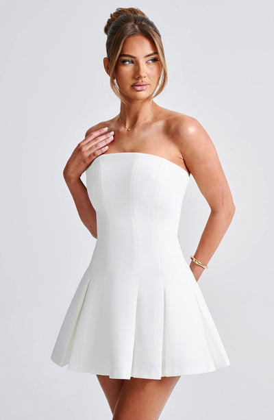 Milena Mini Dress - Ivory