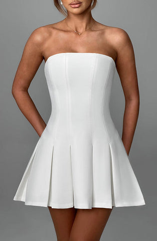 Milena Mini Dress - Ivory