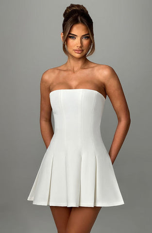 Milena Mini Dress - Ivory