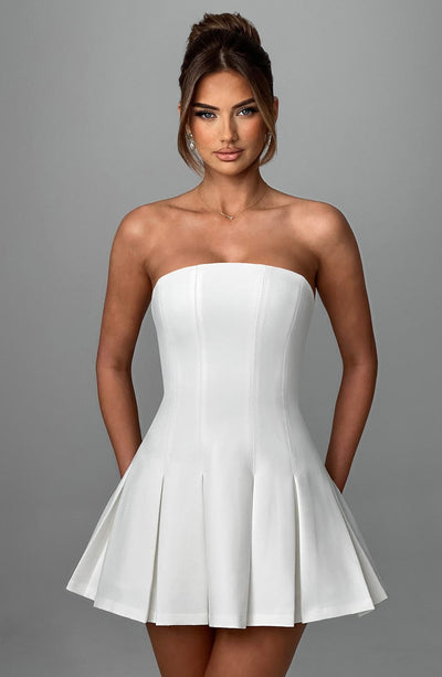 Milena Mini Dress - Ivory