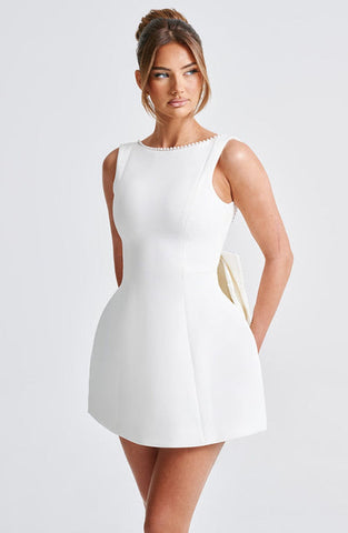 Daisy Mini Dress - Ivory