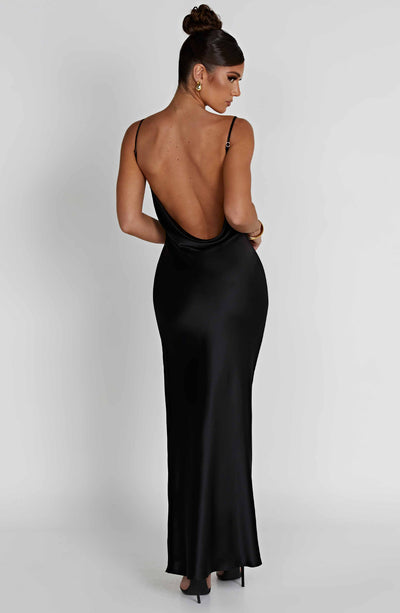 Maia Maxi Dress - Black