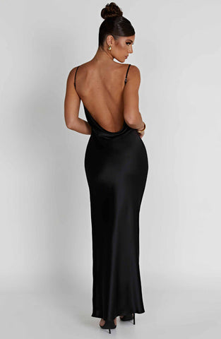 Maia Maxi Dress - Black