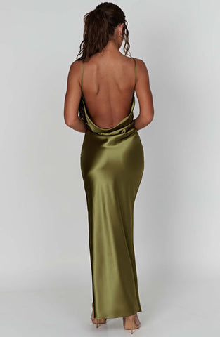 Maia Maxi Dress - Khaki