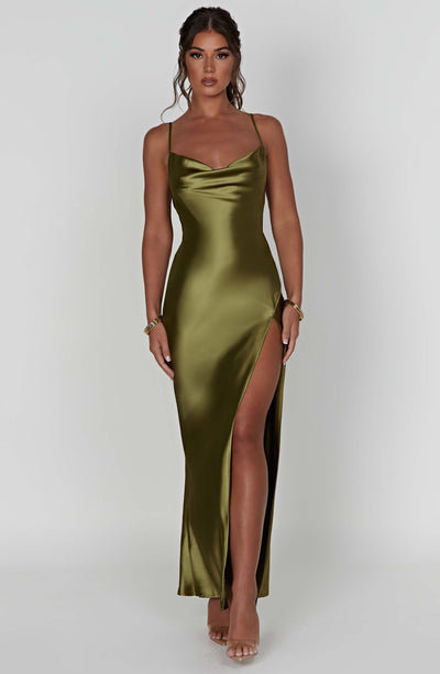 Maia Maxi Dress - Khaki