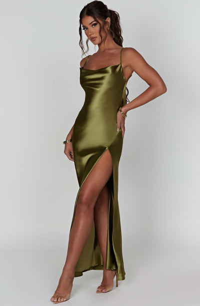 Maia Maxi Dress - Khaki