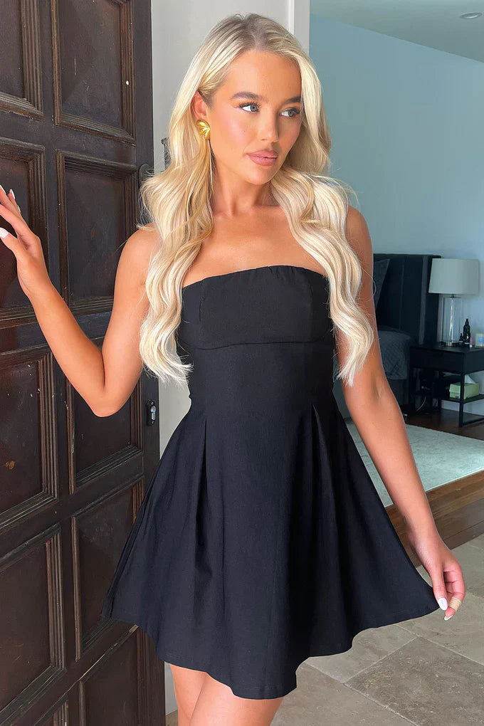 Carla Mini Dress - Black