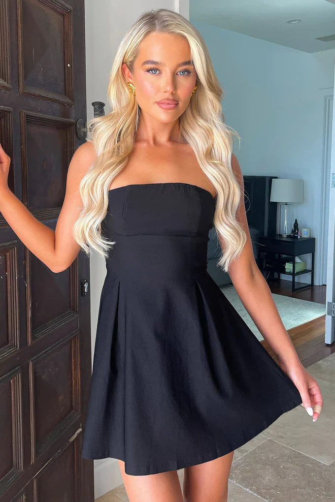 Carla Mini Dress - Black