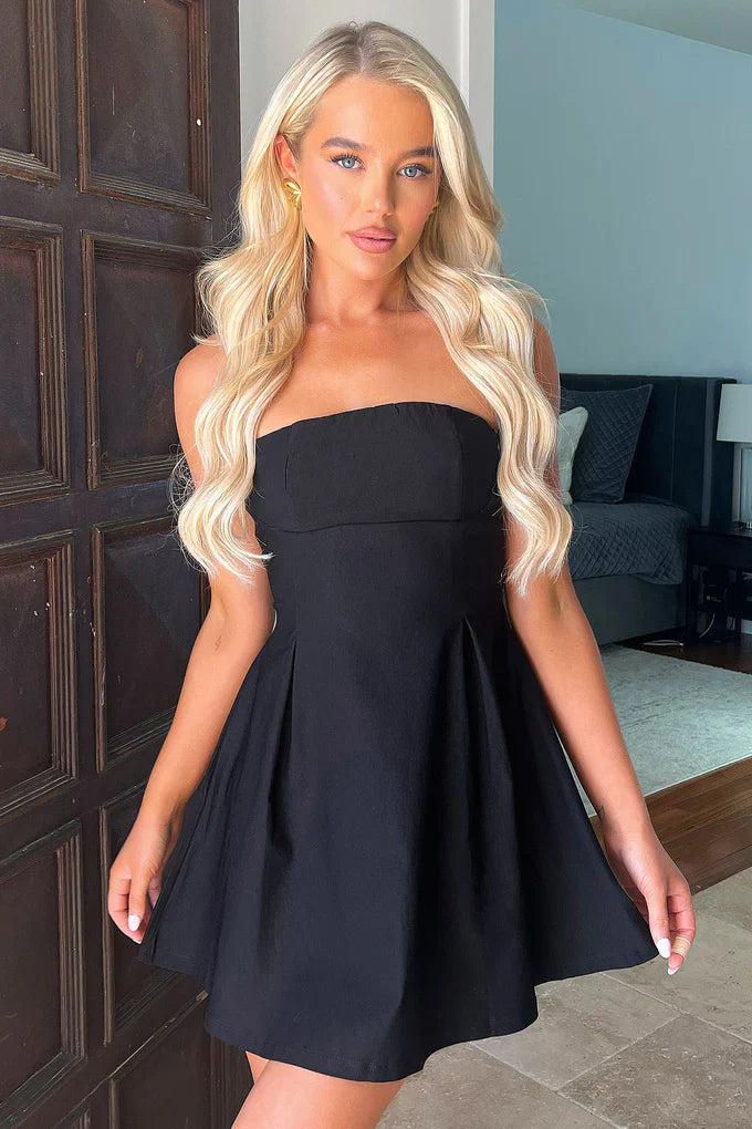 Carla Mini Dress - Black