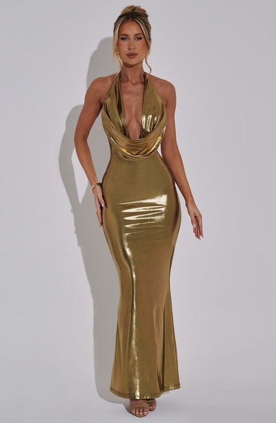 Jayden Maxi Dress - Gold