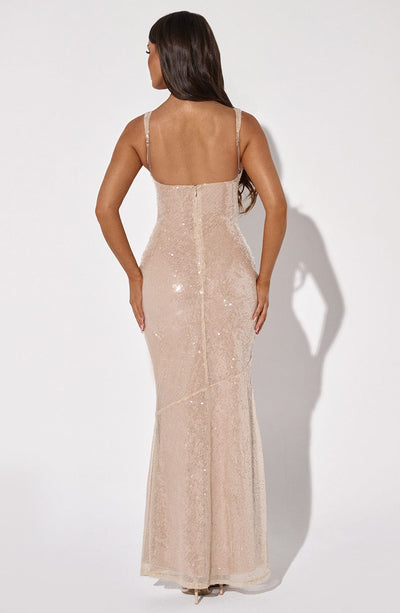 Maggie Maxi Dress - Nude