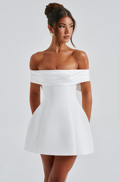 Gaia Mini Dress - Ivory