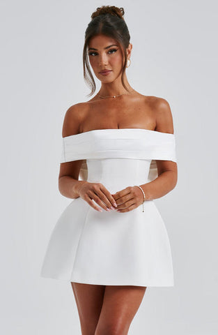 Gaia Mini Dress - Ivory