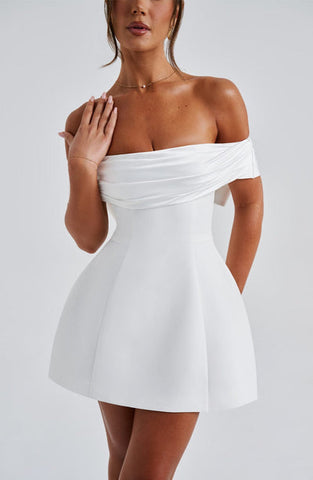 Gaia Mini Dress - Ivory