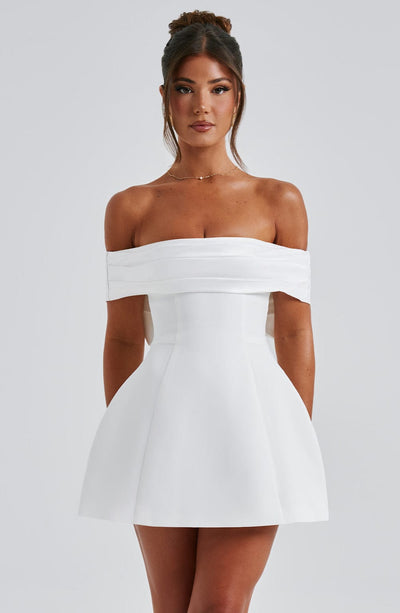 Gaia Mini Dress - Ivory