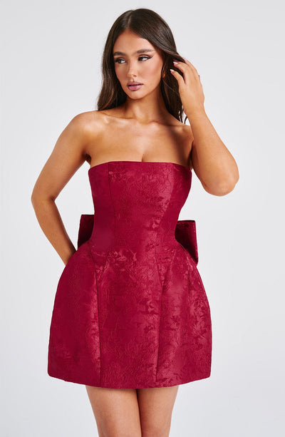 Christina Mini Dress - Red