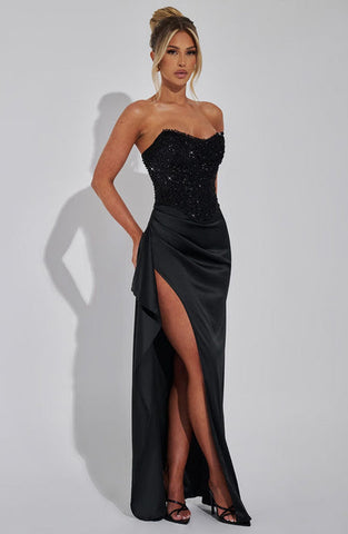 Isabella Maxi Dress - Black