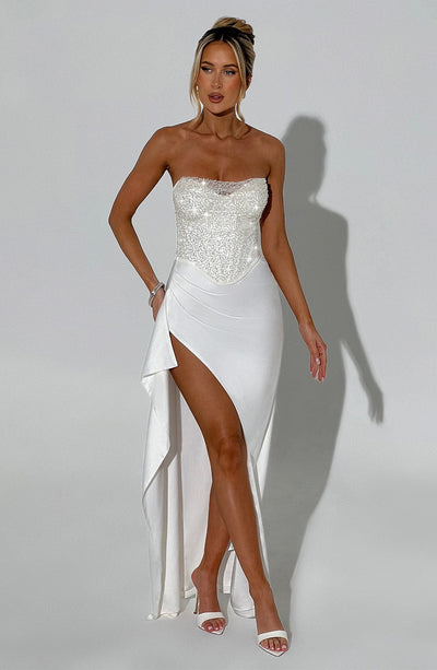 Isabella Maxi Dress - Ivory