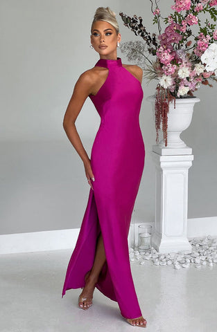 Margaret Maxi Dress - Hot Pink