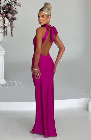 Margaret Maxi Dress - Hot Pink