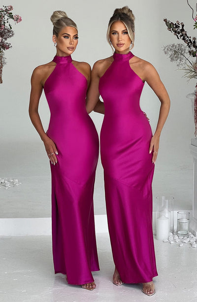 Margaret Maxi Dress - Hot Pink