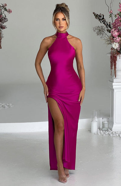 Margaret Maxi Dress - Hot Pink