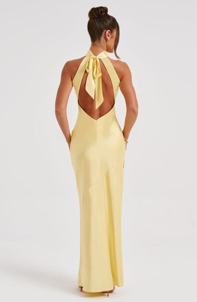 Margaret Maxi Dress - Lemon