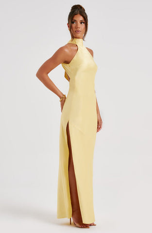 Margaret Maxi Dress - Lemon