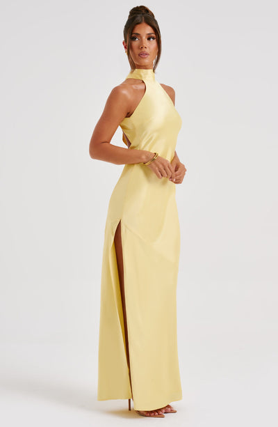 Margaret Maxi Dress - Lemon