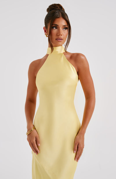 Margaret Maxi Dress - Lemon