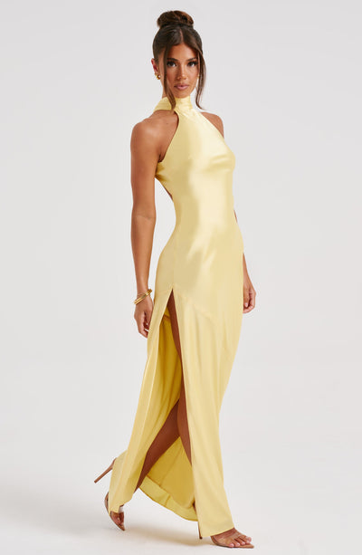 Margaret Maxi Dress - Lemon